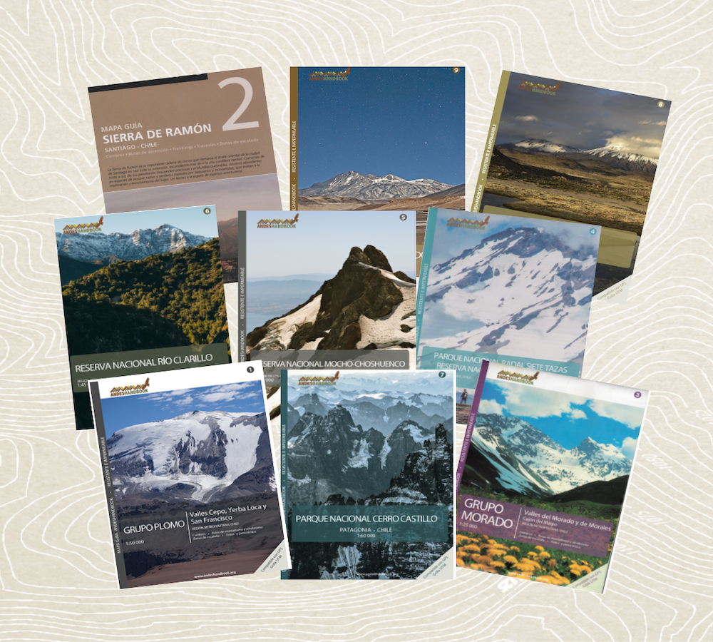 Pack 5 mapas-guía Andeshandbook